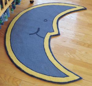 Quality Cartoon Moon lovely Handtufted Acrylic Children Carpet and Rug Mat wholesale