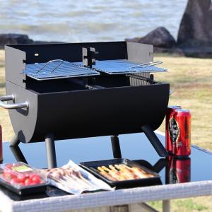 Quality Metal Type Cold Rolled Steel Charcoal Grill BBQ Pellet Rotisserie Smoker for Outdoor wholesale