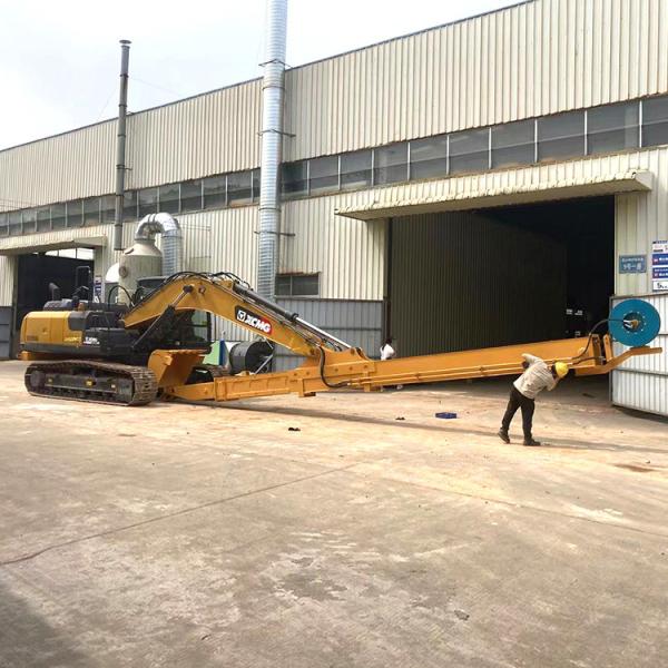 SY365 Excavator Telescopic Arm For Narrow Deep Digging Construction Project