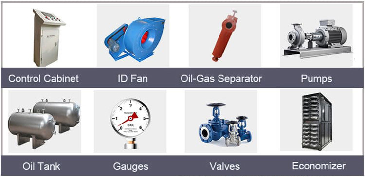 350kw 500kw 700kw Industrial Hand Feeding Coal Fired Heat Conduction Oil Furnace For Polymer Industry