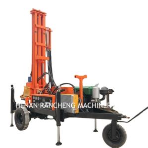 Quality Max Depth 150m Trailer-mounted Water Well Small Borewell Drilling Rig Machine wholesale