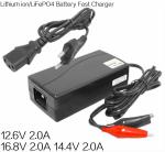 Aluminum Alloy Automatic 12v Lead Acid Battery Charger 2000mA 30W