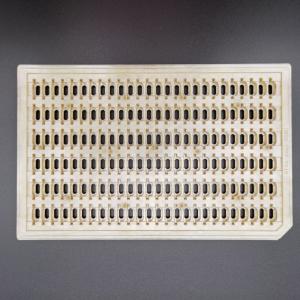 Quality Dark Yellow Reuseable PEI ESD Anti Static Trays For IC Connector wholesale