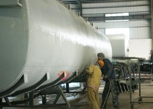 Quality Special Vehicles Trailer Tanker Mixer Automatic Shot Blasting And Painting Line wholesale