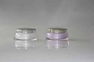 Quality Face Cream Pump Acrylic Lotion Spray Bottle , LFGB Plastic Lotion Containers wholesale