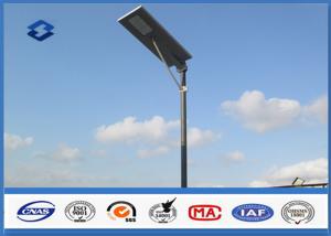 Quality 9M High Mast Tapered Parking Lot Light Pole IP 65 White Surface Color wholesale