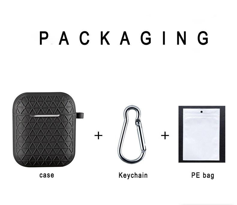 Soft TPU Skin Airpod Case Cover Portable Protective Shockproof Premium Accessories for 2019 Apple AirPod Charging case 2