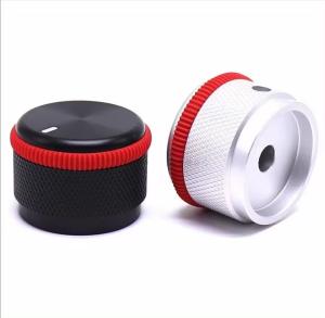 Quality Blue 32x22 6mm Aluminum Solid Amplifier Stereo Volume Potentiometer wholesale