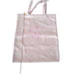 White 50x2.5cm BSCI PRET 4OZ Cotton Recycle Bag