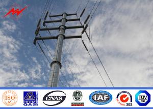 Quality 9m 200Dan Galvanizing Surface Treatment Electrical Line Poles / Steel Tubular wholesale