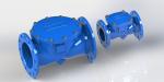 Rubber Coated Disc Check Valve For Clear And Sewage Water