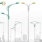 6 Meter Hot Dip Galvanized GR65 Street Light Pole