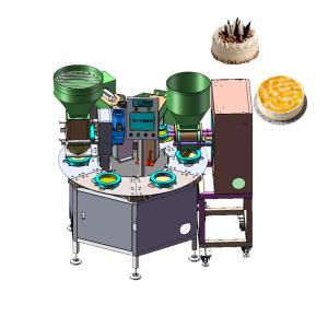 Quality 600pcs/H Industrial Cake Production Line Cheesecake Filling Machine wholesale