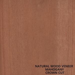 Quality Furniture And Music Instruments Natural Mahogany Wood Veneer Flat Cut Crown Cut wholesale