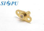 Microstrip RF Coaxial SMB Male Connector Flange Mounted