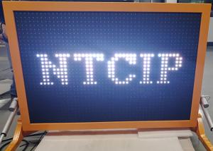 Quality EN12966 P16 RGB LED VMS Signs High Brightness Outdoor Traffic Screen wholesale