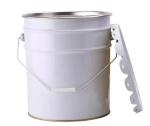 Heavy Duty White Polypropylene Industrial Solvent Bucket with Temperature