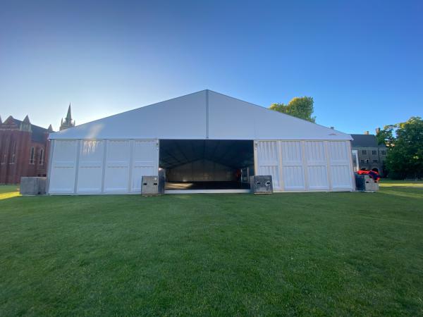 Clear Span Sports Outdoor Marquee Tent With Elevated Roof For Maximum Spectator
