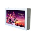 Wall Mounted Outdoor Advertising LCD Display Kiosk 65 Inch Touch Screen 2000cd