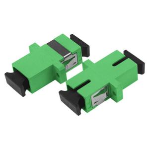 Quality SC Type Flange Fiber Optic Adapters Simplex APC Low Insertion Loss wholesale