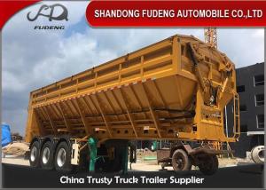 Quality 3600MM 3 Axle Steel Conveyor Belt 60T Dump Semi Trailer wholesale