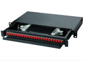 Quality 1U Sliding Splicing Pm Fiber Coupler , 1550nm St Fiber Coupler With Cable Guide wholesale