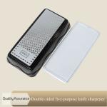 Folding Whetstone Diamond Knife Sharpener Double Sided Polish Camping Outdoor