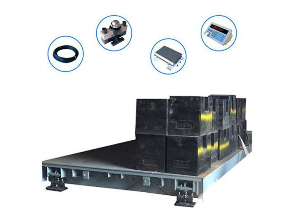 Cheap LCD 150 TON Heavy Vehicle Weighbridge With Lowside for sale