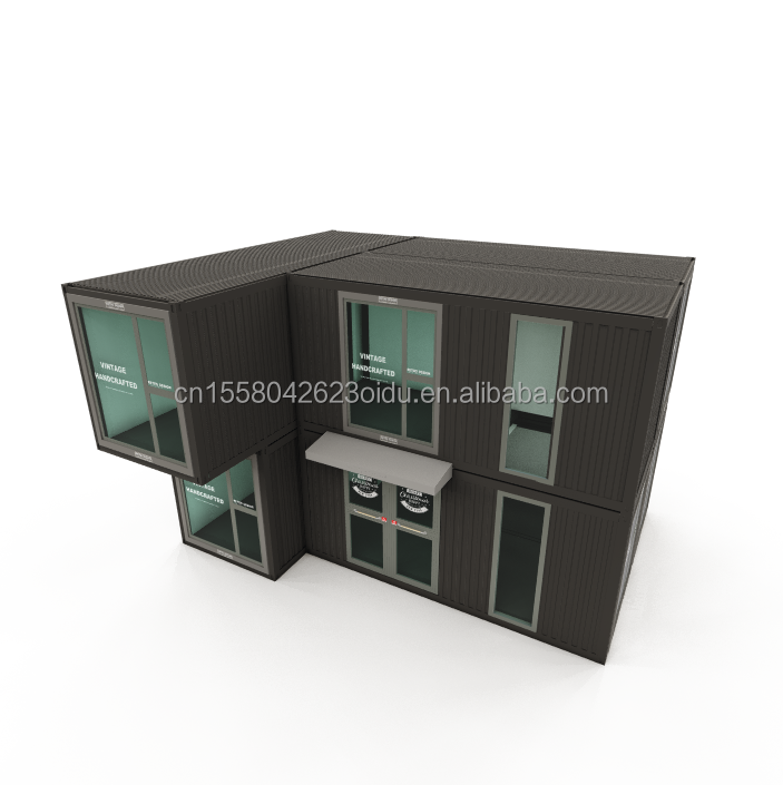 50/75/100mm Wave Sandwich Panel Walls Modular Container Prefab Office for Modern and Flexible Workspaces
