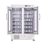 658 Liter Double Glass Door Blood Bank Refrigerators with blood basket with