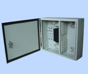Quality IP65 Steel SC ST Fiber Optic Distribution Box 48FO ODF Wall Mount Enclosure wholesale