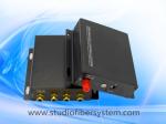 4CH broadcast audio fiber converters with RCA interface for 4CH digitally