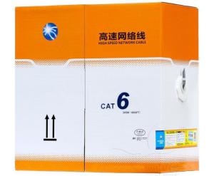 Quality Cat 6 Cable Pass Test Pure Copper 24awg 2pr 4pr 305m 1000ft 0.56 Utp Cat6 Indoor Cable wholesale