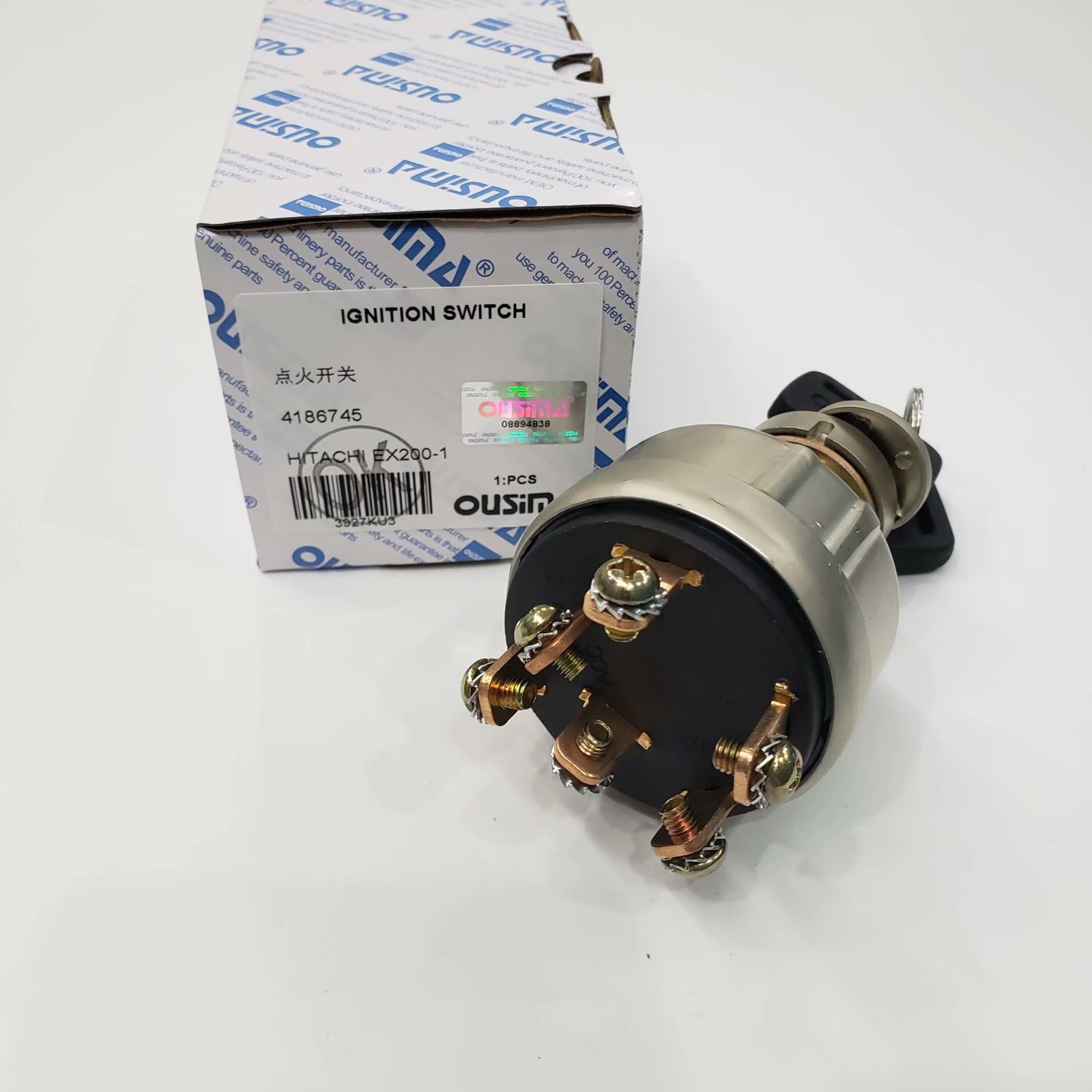4186743 4186745 Key Start Ignition Switch For Hitachi Excavator EX200-1