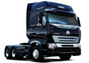 Quality A7 Tractor Truck LHD 6X4 Euro 2 371 HP With Power Assisted Hydraulic Steering wholesale