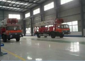 Quality Borewell 600m Deep Dth Truck Mounted Drilling Rig 600-720M Drilling Depth wholesale
