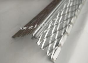 Quality Drywall Round Nose Aluminium Angle Bead Metal With Diamond Mesh Wings wholesale