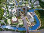 Customized Miniature City Model Sketch up 3D Drawing Painted / Layered Color