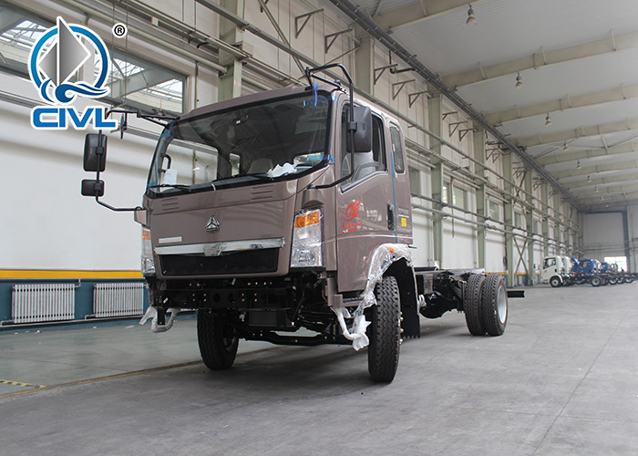 HOWO Light Duty Commercial Trucks 3 Ton / 4 Ton / 5 Ton 4x2 Mini Truck Small Dump Truck