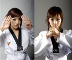 wholesale cotton/polyester white Custom taekwondo clothes uniform suits