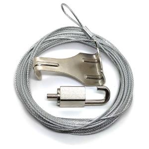 Quality Gallery Art Hook Cable Gripper Nylon Wire Rope With Looping For Hanging Picture wholesale