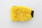 yellow/grey color microfiber plush chenille car cleaning detailing house