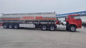 Quality 40CBM Petroleum Semi Tanker Trailer 3 Axles 7 Compartment wholesale