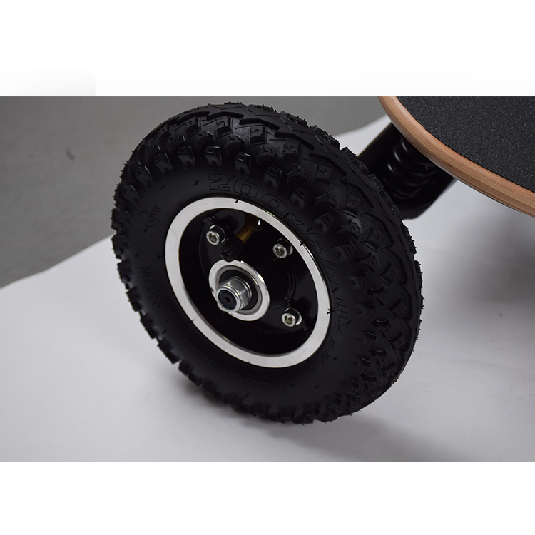 8 Inch Portable Electric Skateboard 1650w*2 Motor 7 PLY Maple Deck Material