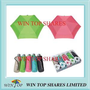 Quality Popular Gift Box 3 Folds Super Mini Umbrella wholesale