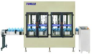 China Non Metal Gravity Type Disinfectant Filling Machine 50-1000ml 700-5000BPH on sale