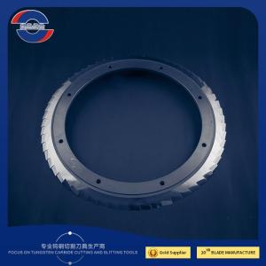 Quality Tungsten Carbide Packaging Machine Cutting Blades Circular Slitter Knives 308mm wholesale