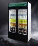 220V-240V/50HZ 60HZ 110V/60HZ Display Cooler 2 Doors Store Drinks Fridge