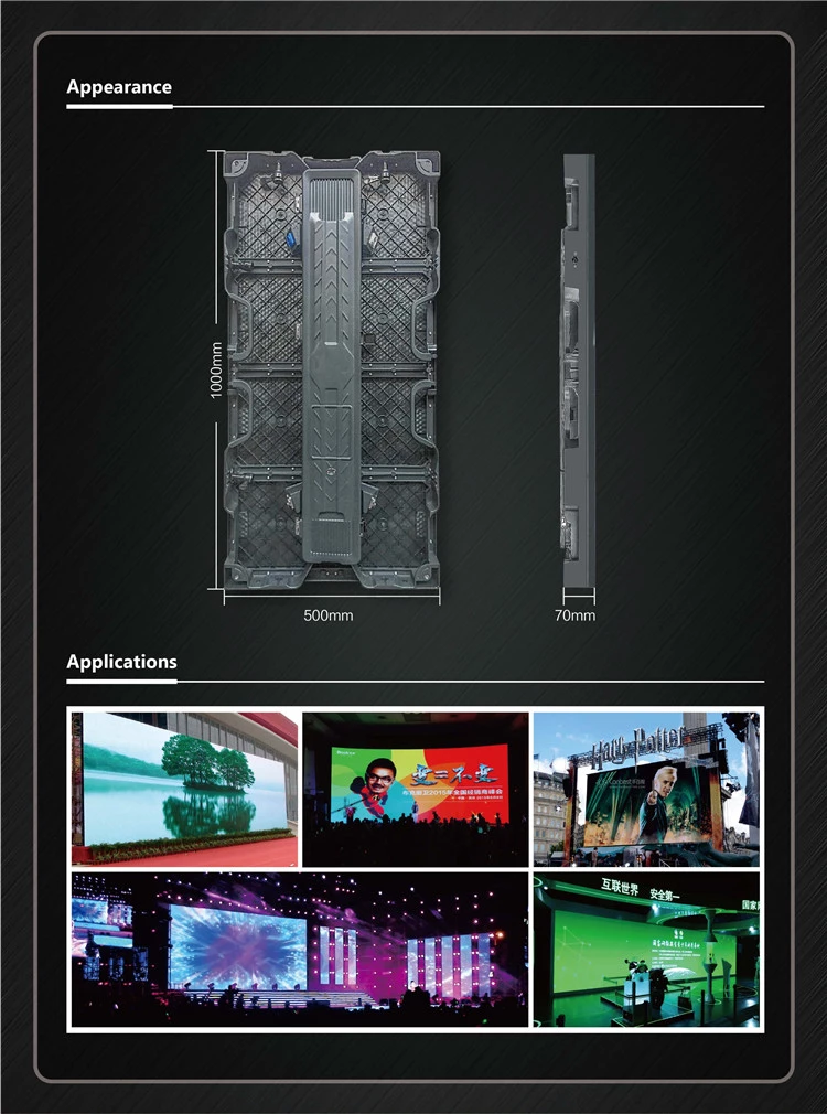 Events Show Outdoor LED Stage Led Screen , High Brightness LED Video Wall P3.91 P4