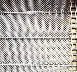 Quality Customized Food Industry Diamond Mesh Steel Plate Conveyor Belt wholesale